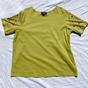 Saint Tropez Beaded Sleeve Tee / Beach Coverup